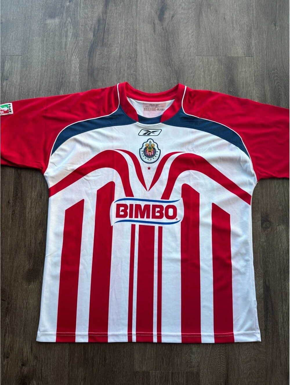 Chivas de Guadalajara 2006-07 Reebok Home Chicharito #45 Hernandez Jersey Large